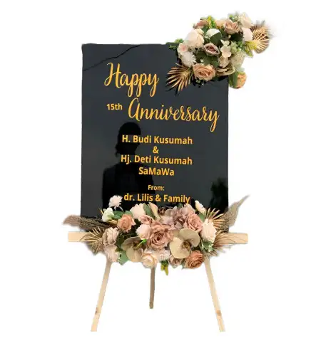 Papan Bunga Akrilik Cengkir