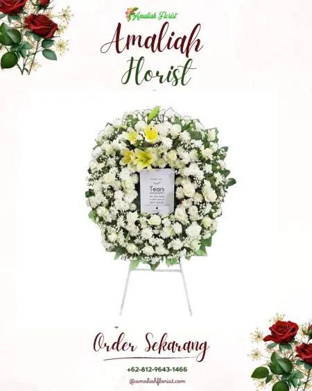 Krans Bunga Duka Cengkir