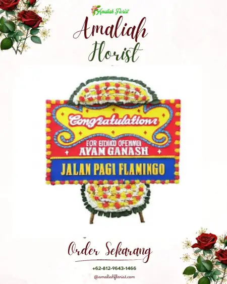 Sewa Papan Bunga Cengkir